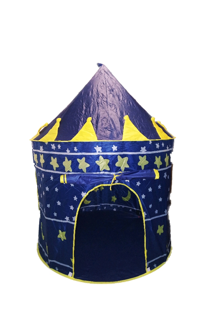 Casa De Campaña Para Niñas Y Niños Castillo Casa Plegable Color castillo azul