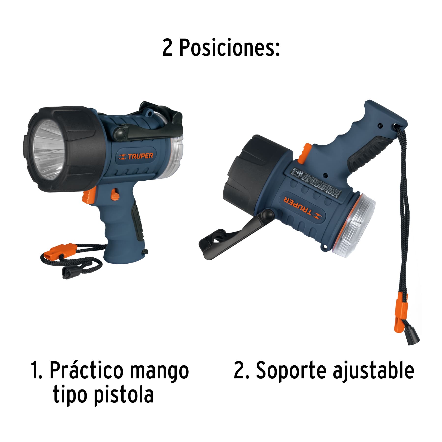 LINTERNA REFLECTORA LED 300 LUMENES TRUPER 12983