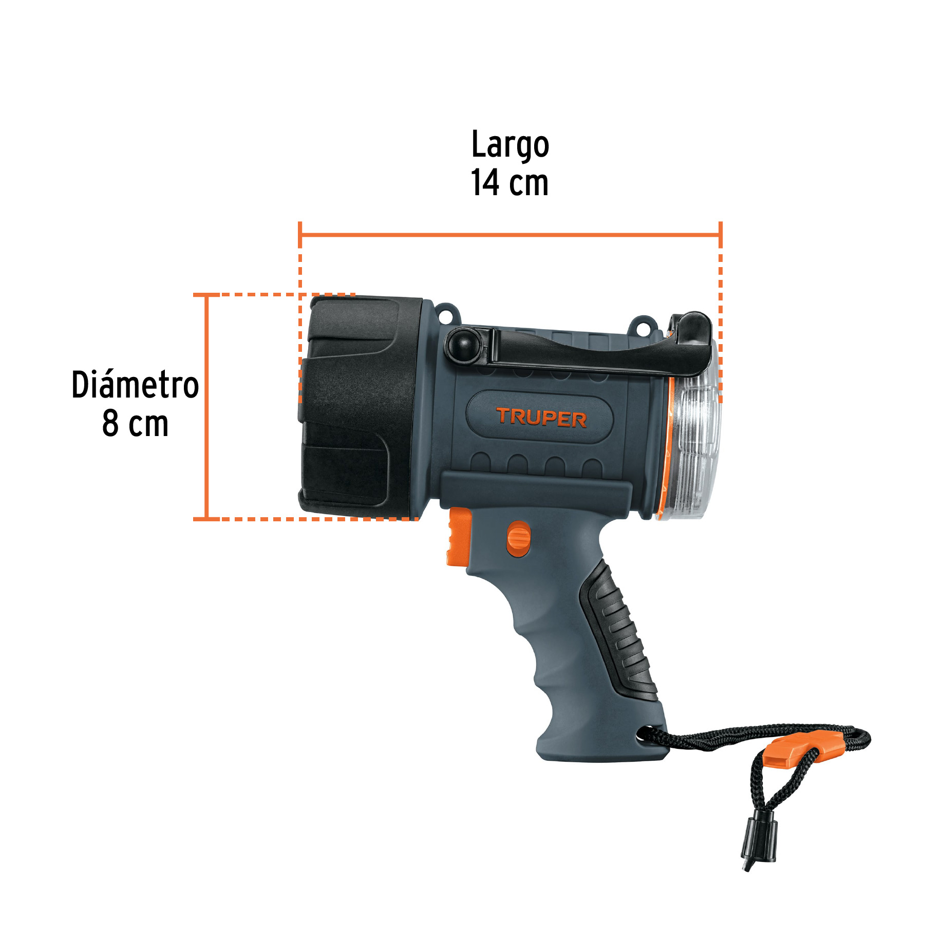 LINTERNA REFLECTORA LED 300 LUMENES TRUPER 12983