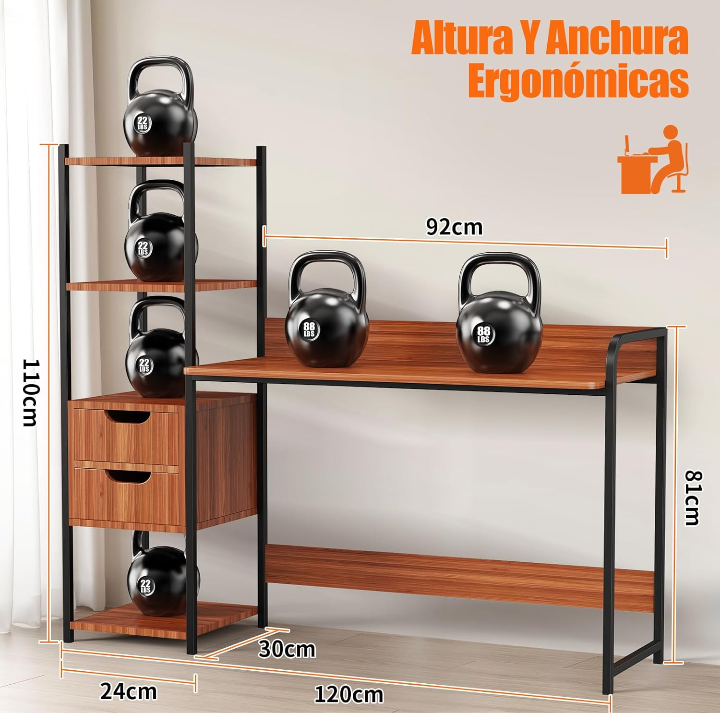 Escritorio moderno Home Office duradero 