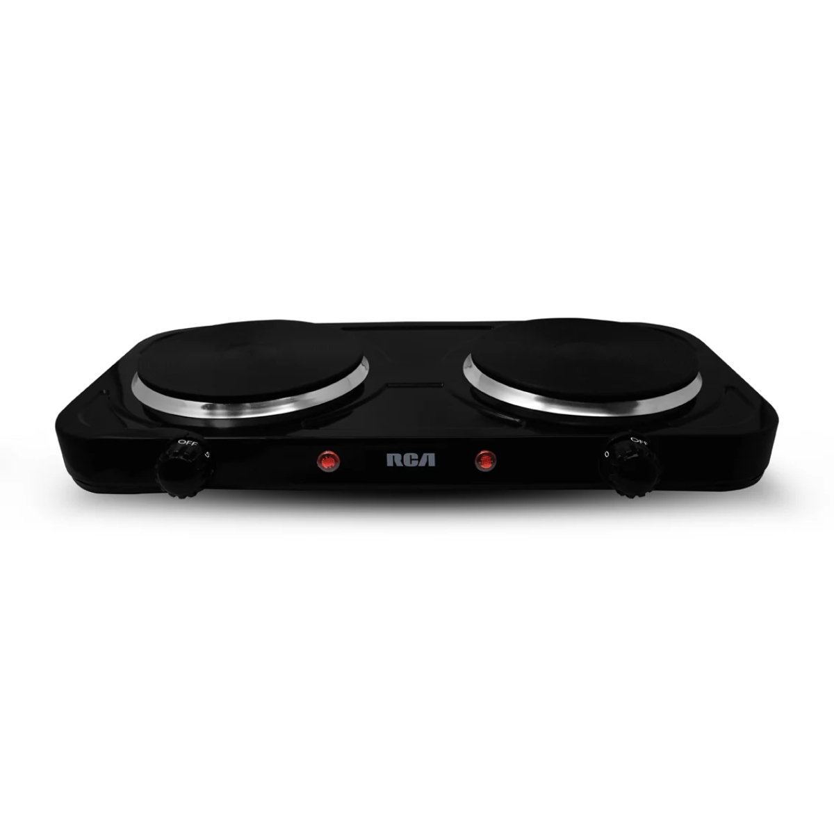 Parrilla Eléctrica RCA RC2000N 2 Quemadores Disco Negra ALBY2