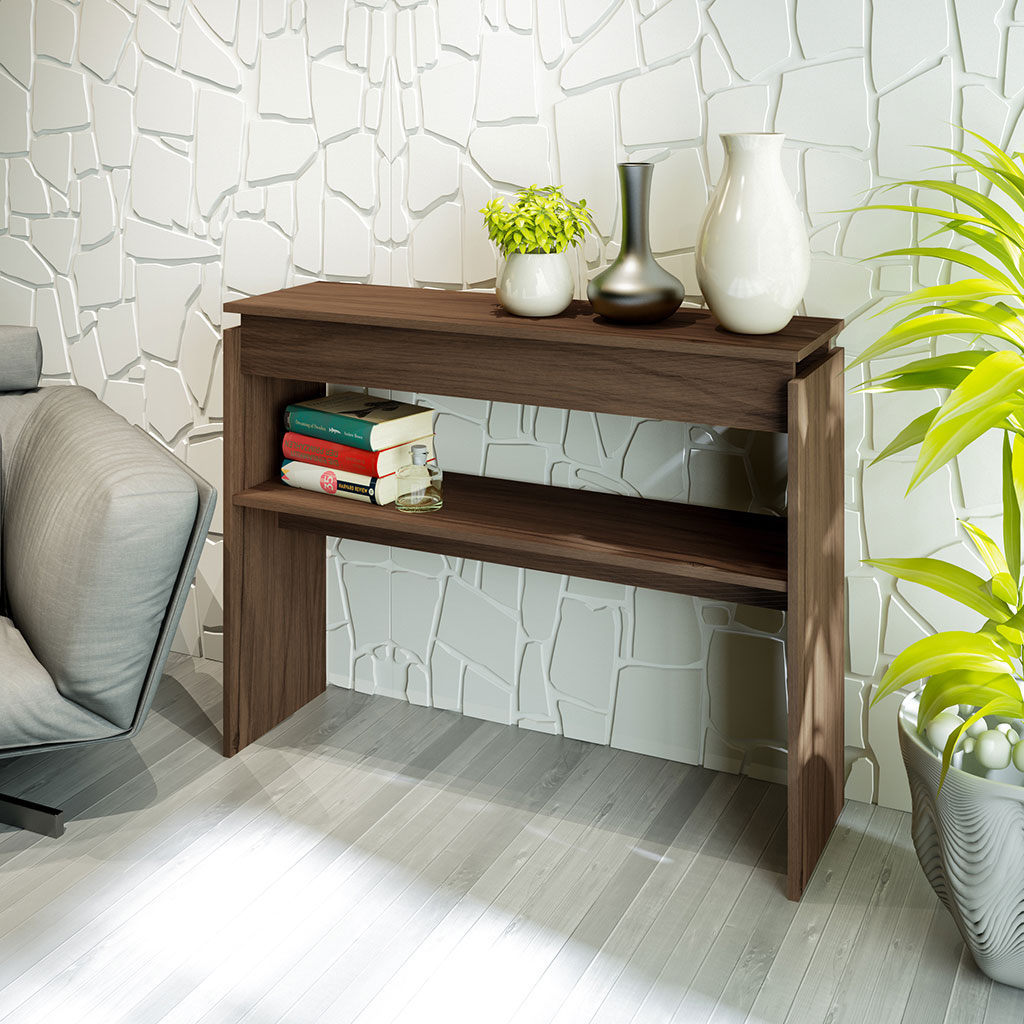 Mesa Consola Aparador Credenza Bertolini Creta Imbuía