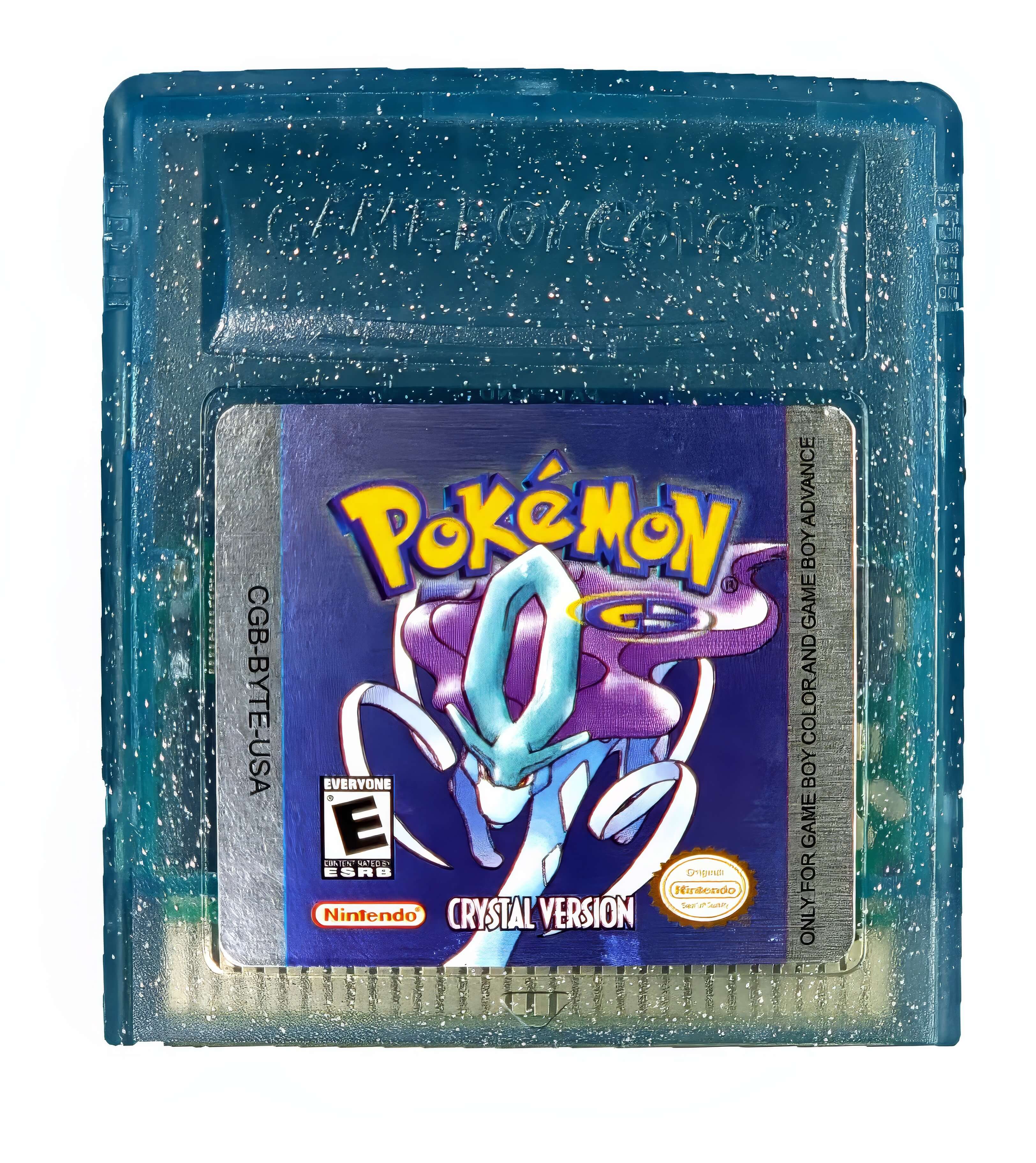 Pokémon Crystal Versión Game Boy Nuevo En Caja Con Acrílico