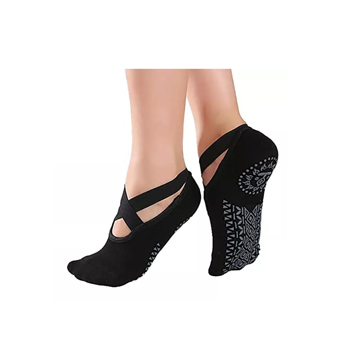 Calcetines Antiderrapantes 5 Pares Negro