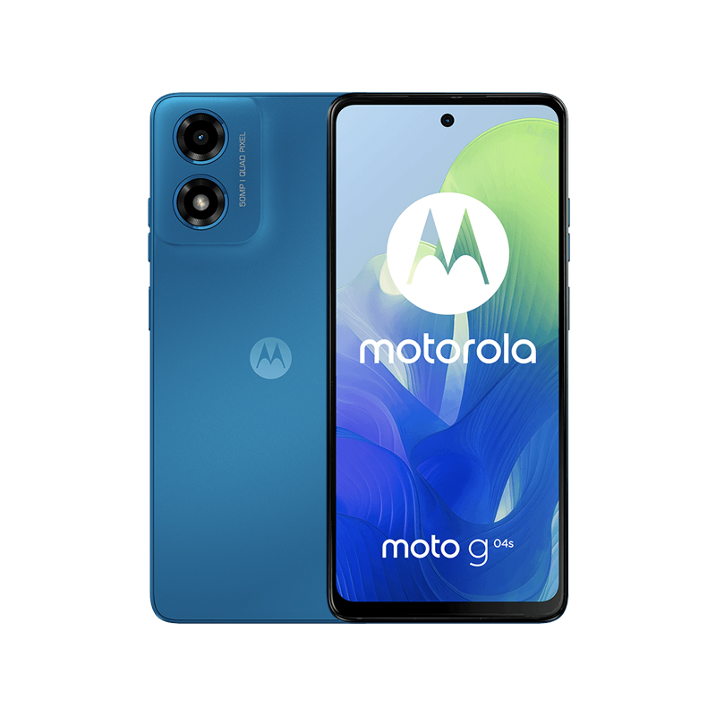 MOTOROLA  MOTO G04S 4GB RAM 128GB SATIN BLUE