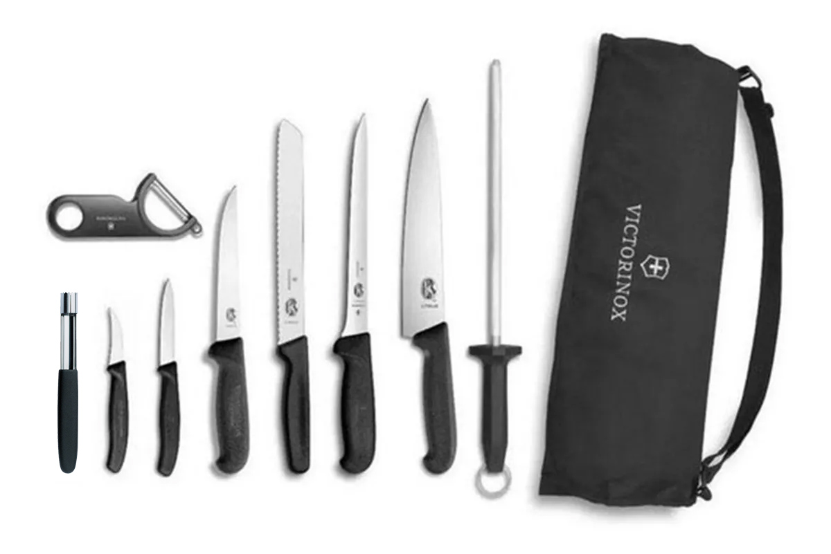 Cuchillos Con Funda Victorinox Para Cocina Chef Set 10 Piezas