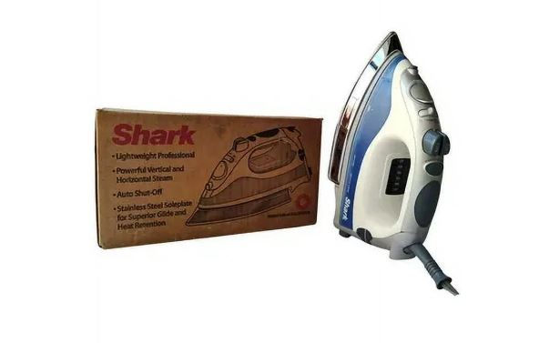 Shark Plancha SHARK Acero Inoxidable AZUL , 1500W GI468 REACONDICIONADO