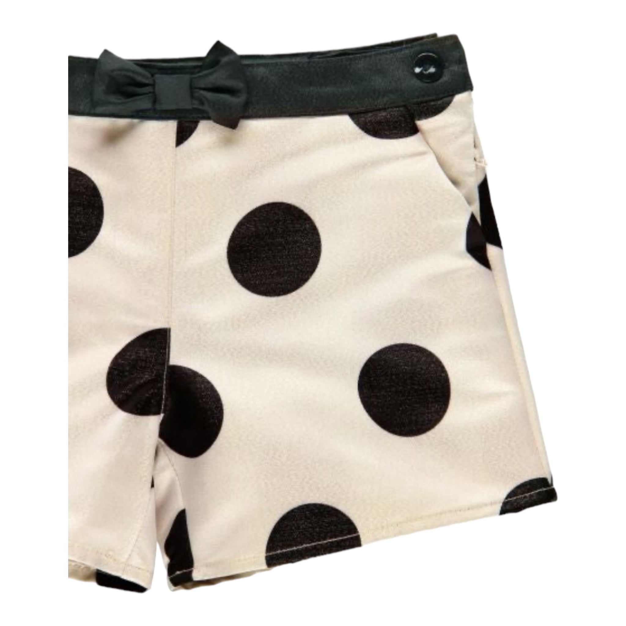 Short dorado con puntos negros niña BOBOLI