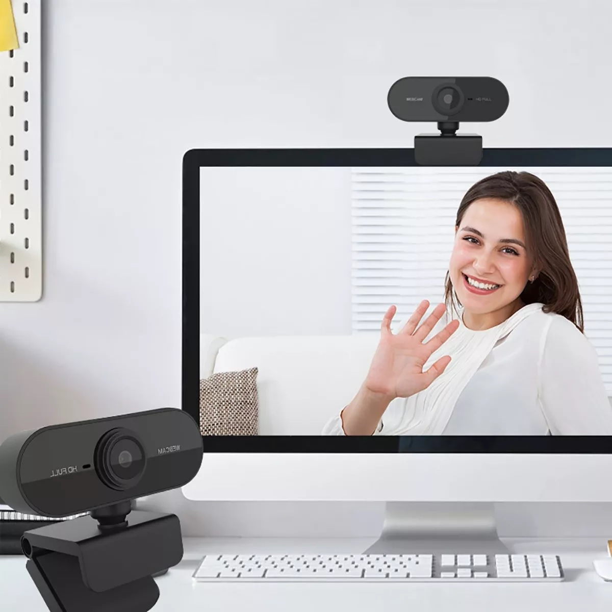 Cámara Web Usb Full Hd 1080p Con Micrófono Transmisión En Vi
