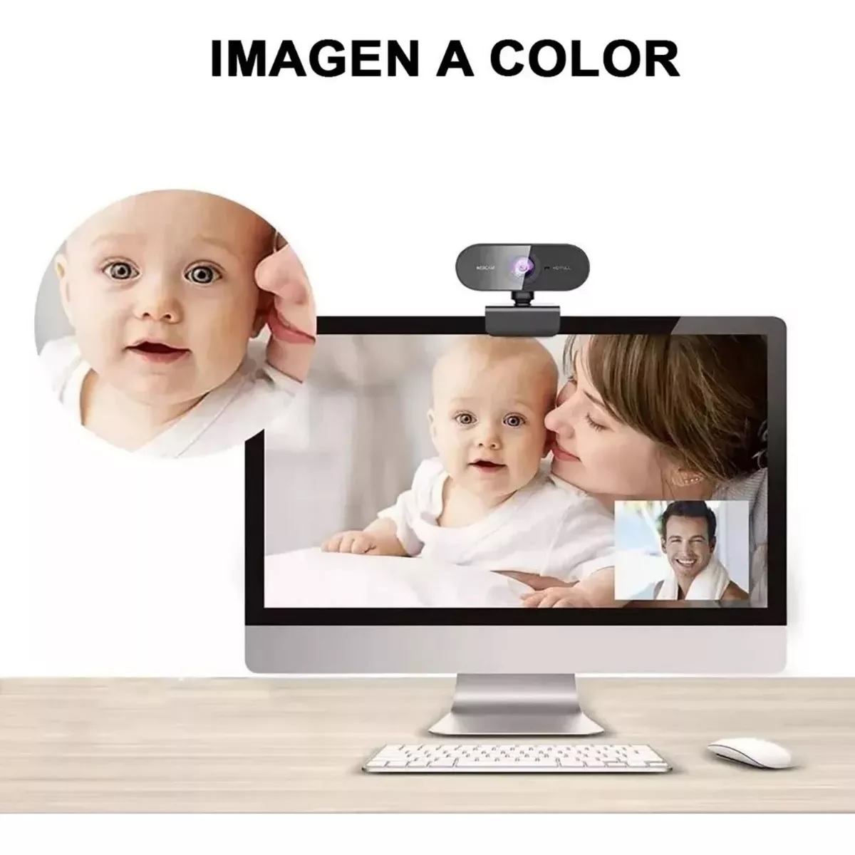 Cámara Web Usb Full Hd 1080p Con Micrófono Transmisión En Vi