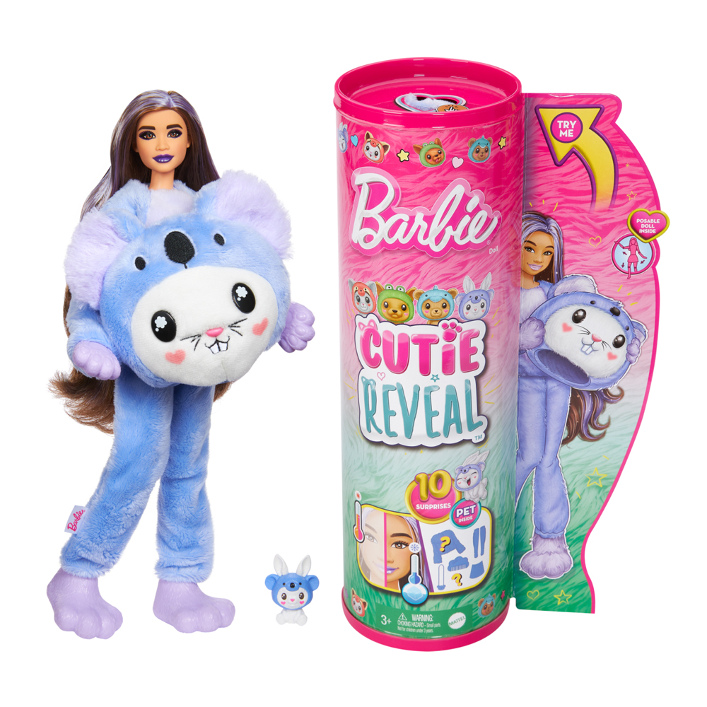 Muñeca Barbie Mattel Cutie Reveal Koala/Raton