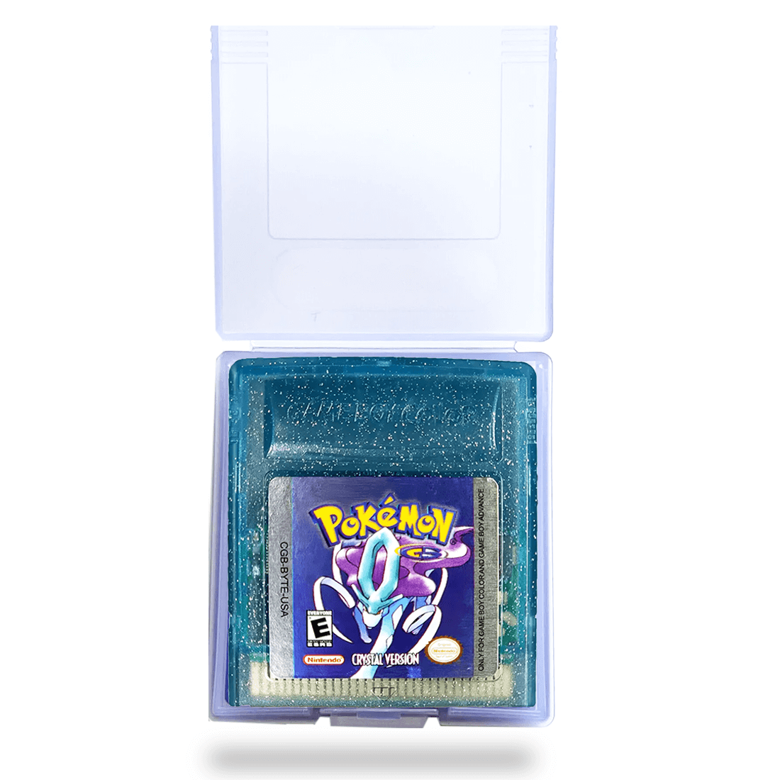 Pokémon Crystal Versión Game Boy Nuevo En Caja Con Acrílico