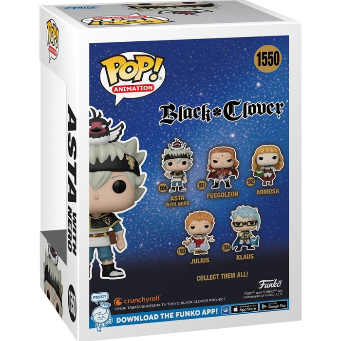 Funko Pop Animation Black Clover - Asta c/ Nero # 1550