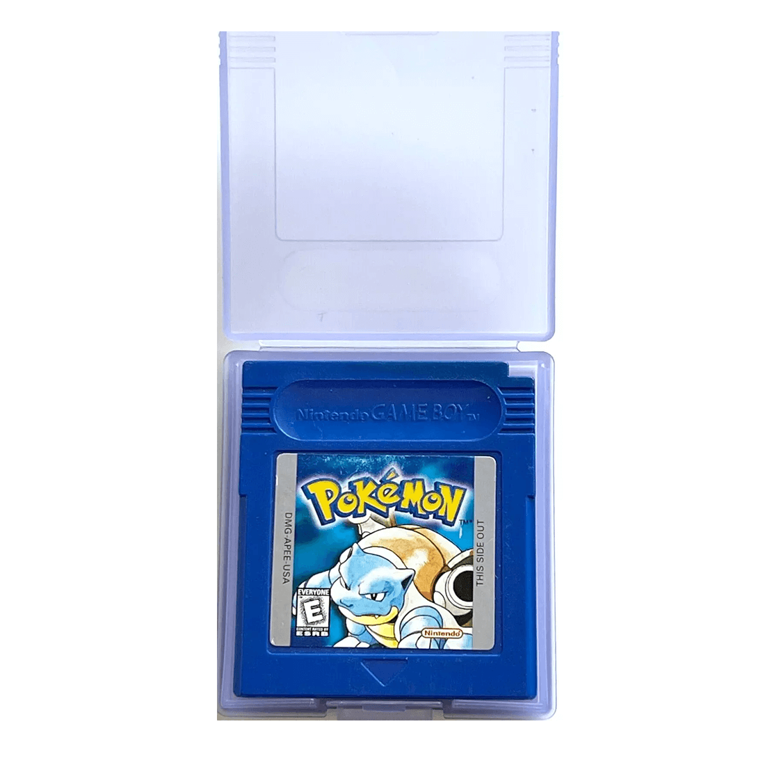 Pokémon Blue Versión Game Boy Nuevo En Caja Con Acrílico