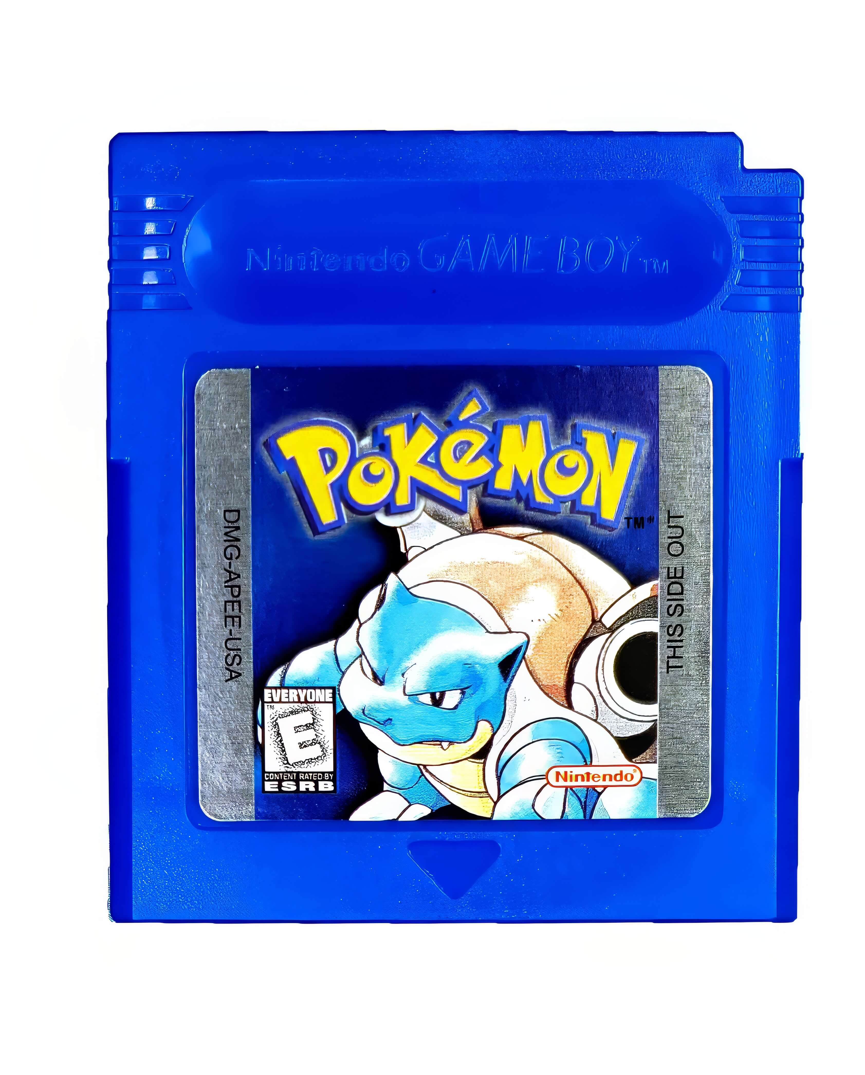 Pokémon Blue Versión Game Boy Nuevo En Caja Con Acrílico