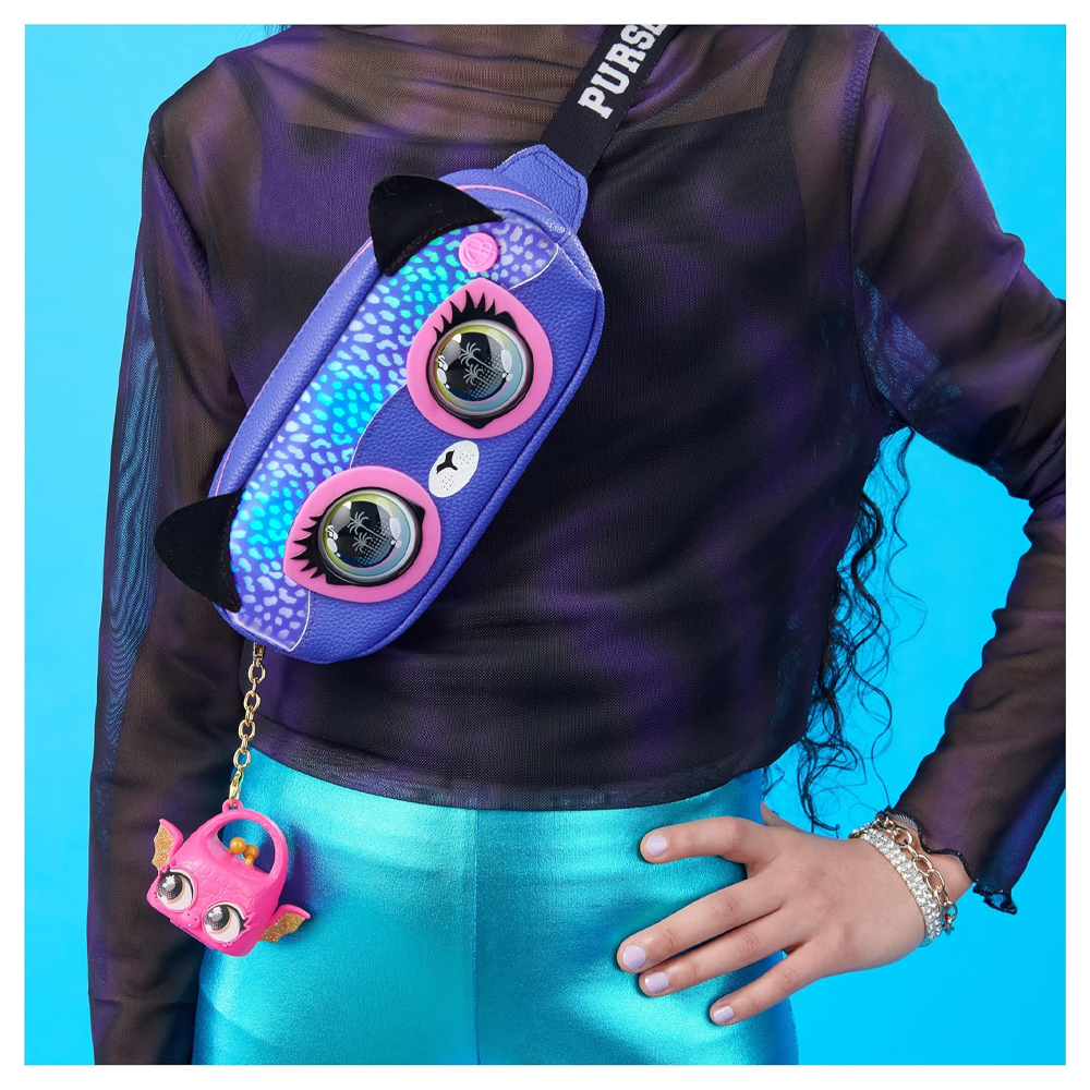 Cangurera Purse Pets Cheetah Mascota Interactiva Y Bolso