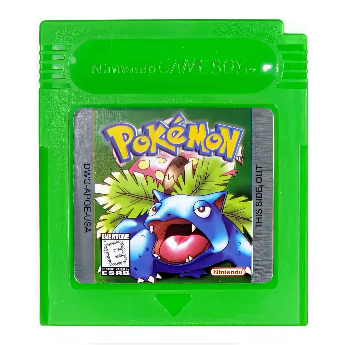 Pokémon Green Versión Game Boy Nuevo En Caja Con Acrílico