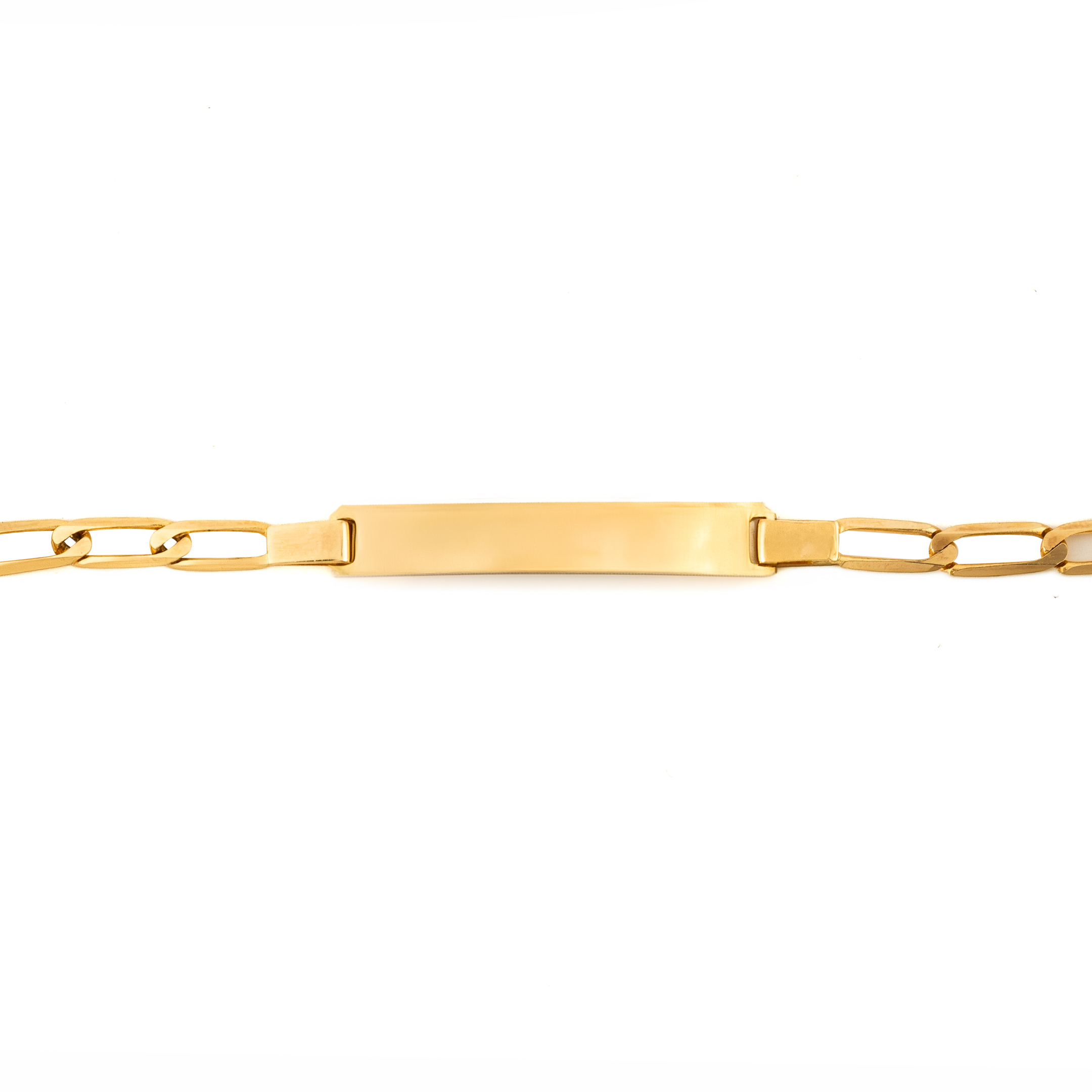 Esclava Inglesa en Oro Italiano de 14 Kilates. Oro Fino Joyería