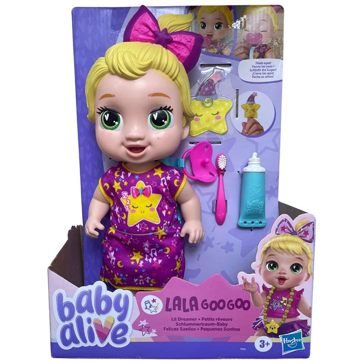 Muñeca Hasbro Baby Alive, Lala GooGoo Felices Sueños