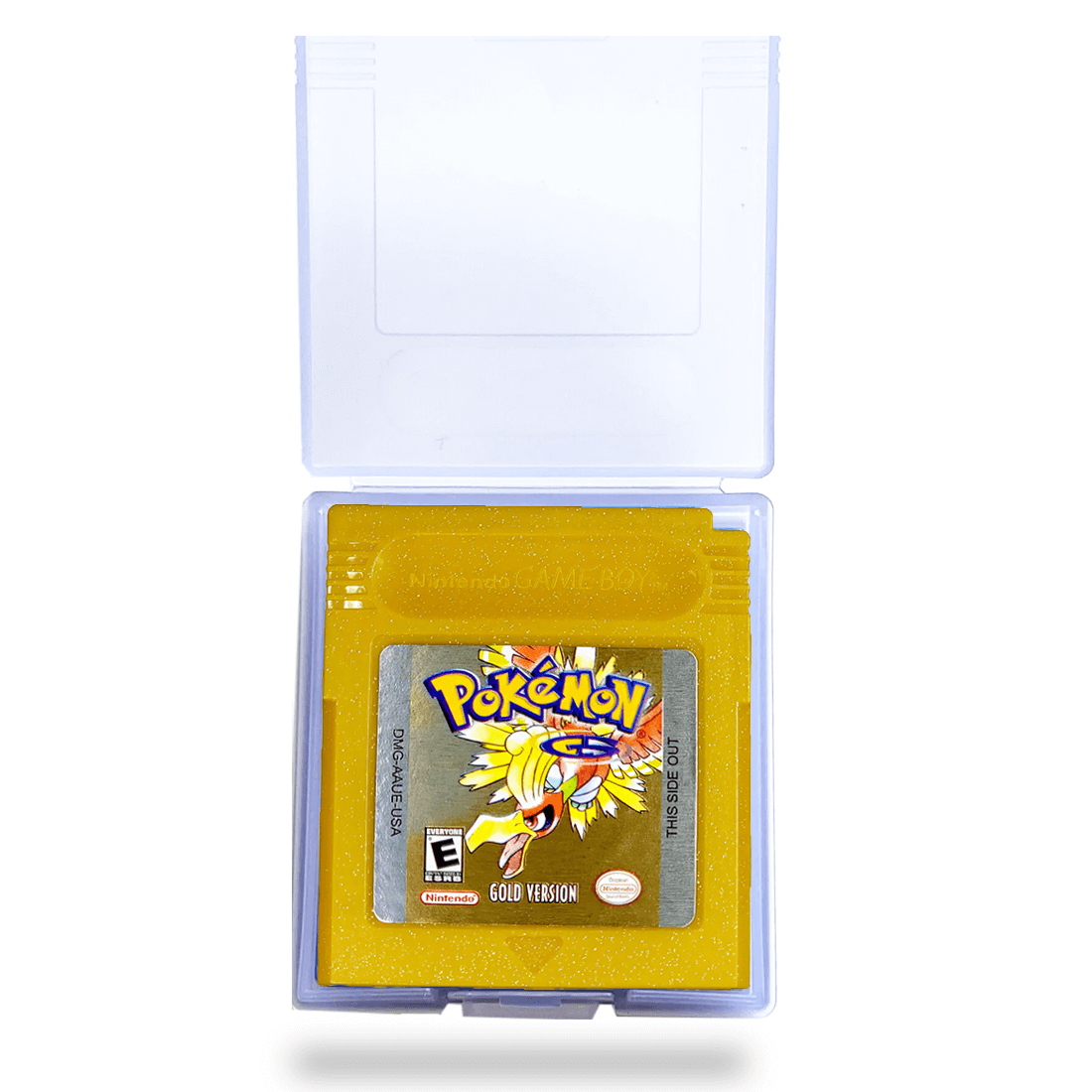 Pokémon Gold Versión Game Boy Nuevo En Caja Con Acrílico