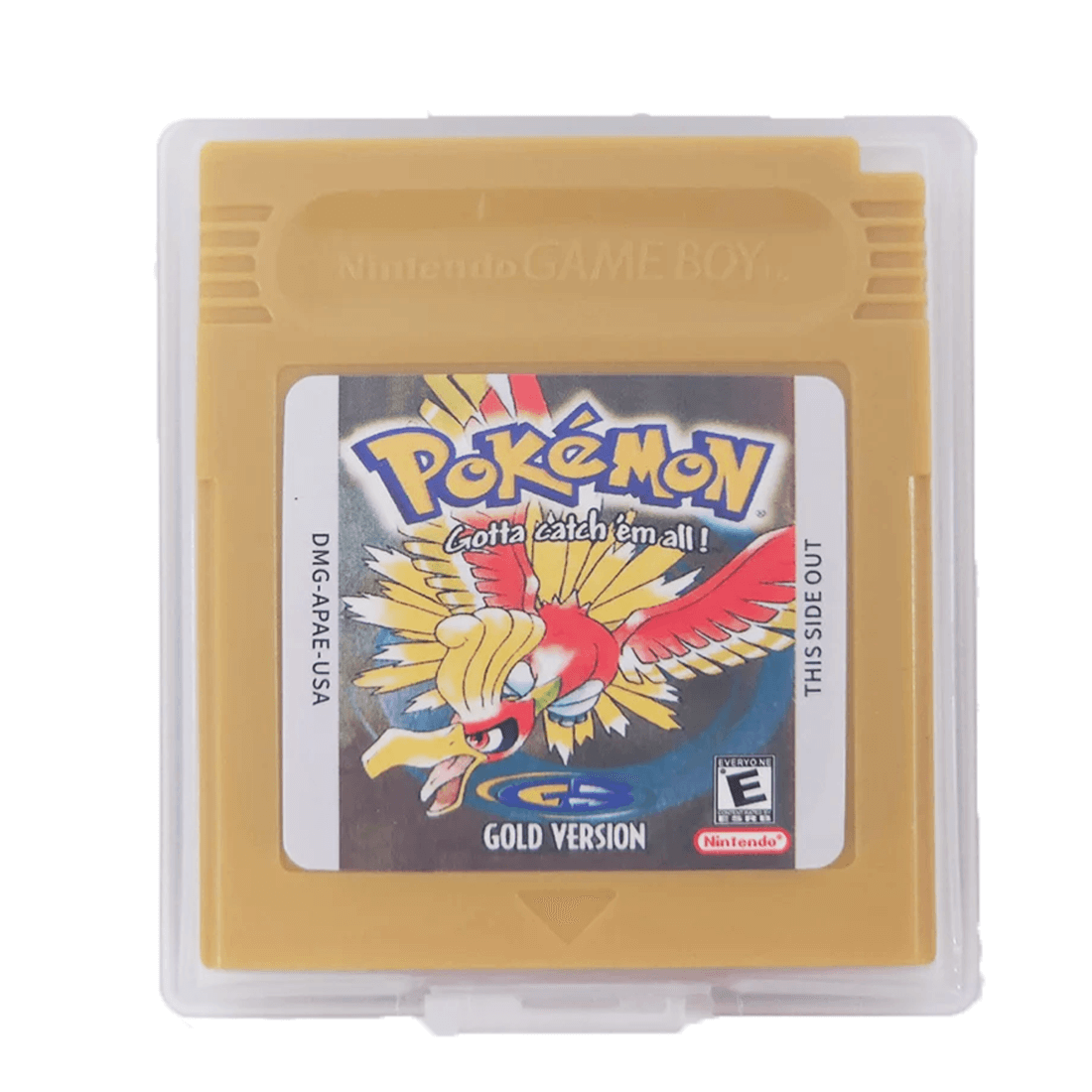 Pokémon Gold Versión Game Boy Nuevo En Caja Con Acrílico