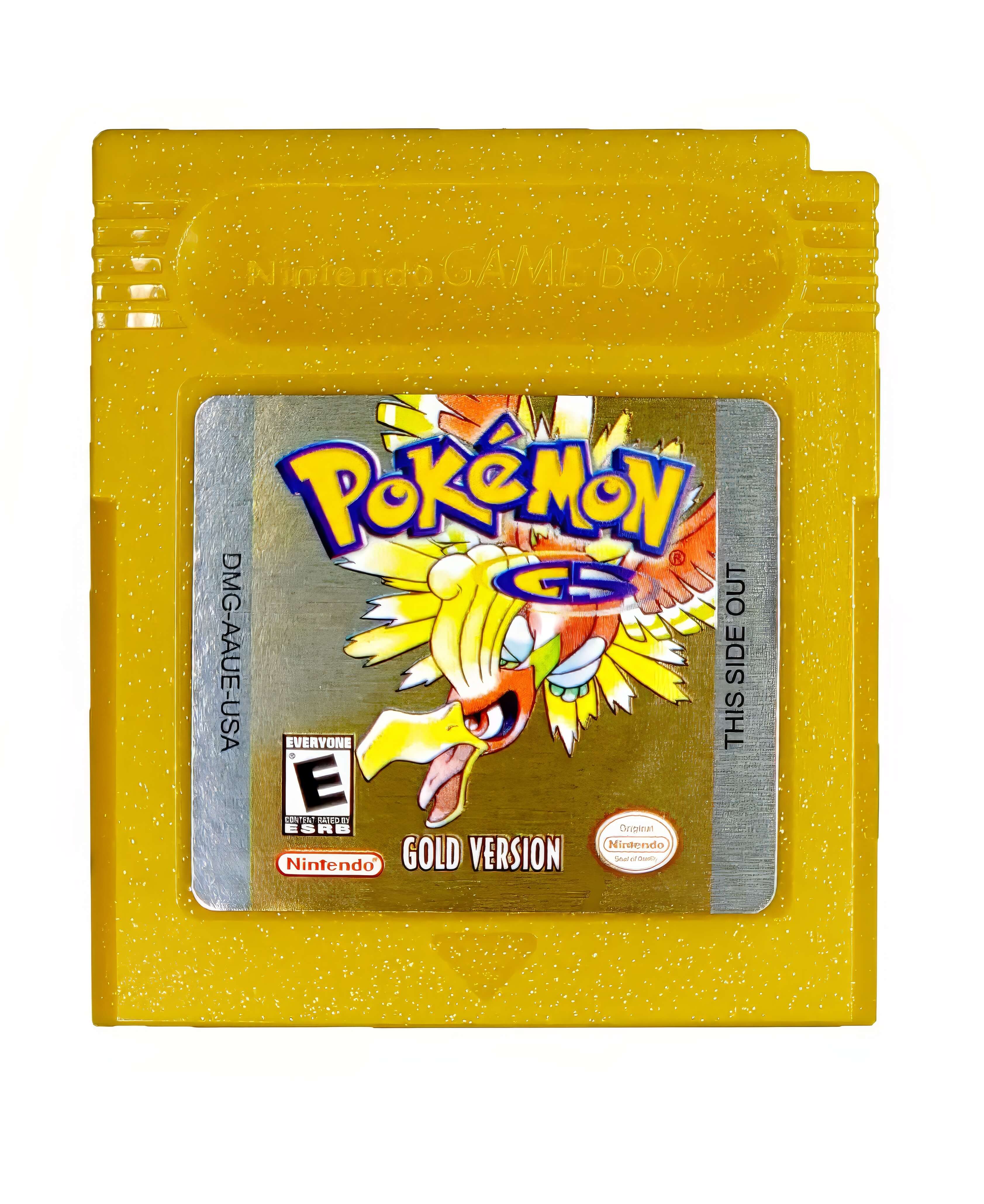 Pokémon Gold Versión Game Boy Nuevo En Caja Con Acrílico