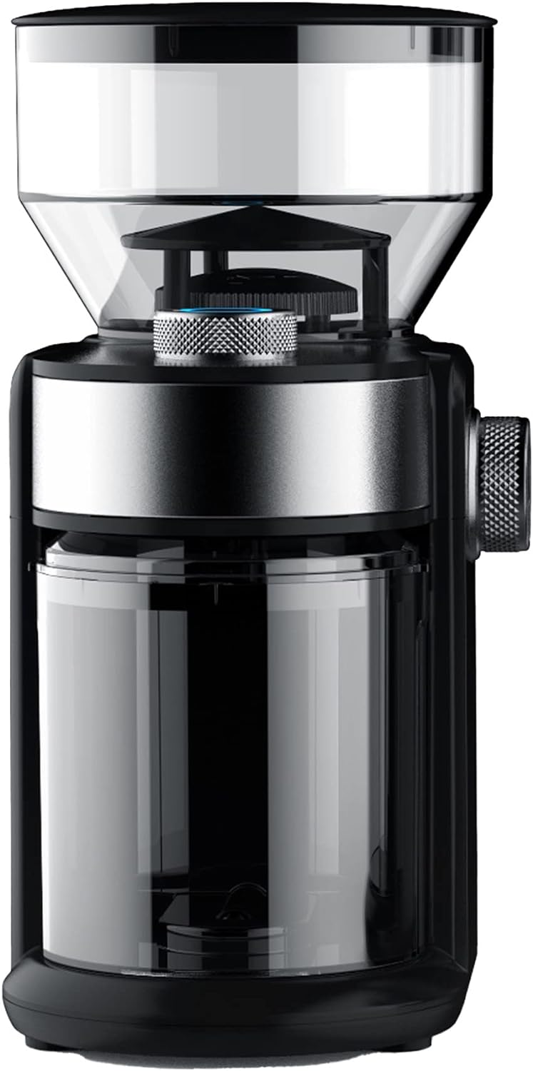 Masterchef by Hukën | Molino Eléctrico de Café Premium | Molido Perfecto | Acero Inoxidable | Capacidad de 200 gr. | 150 W | Ideal para Café y Especias