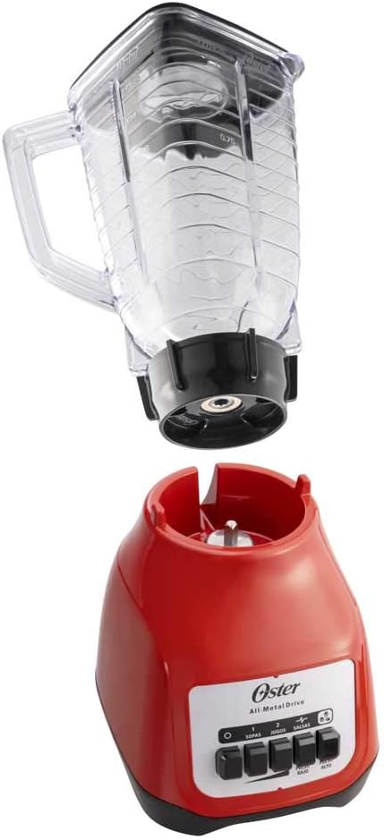 Oster Licuadora de Dos Velocidades con Pulso y Vaso de Plástico BLSTKAPRPB