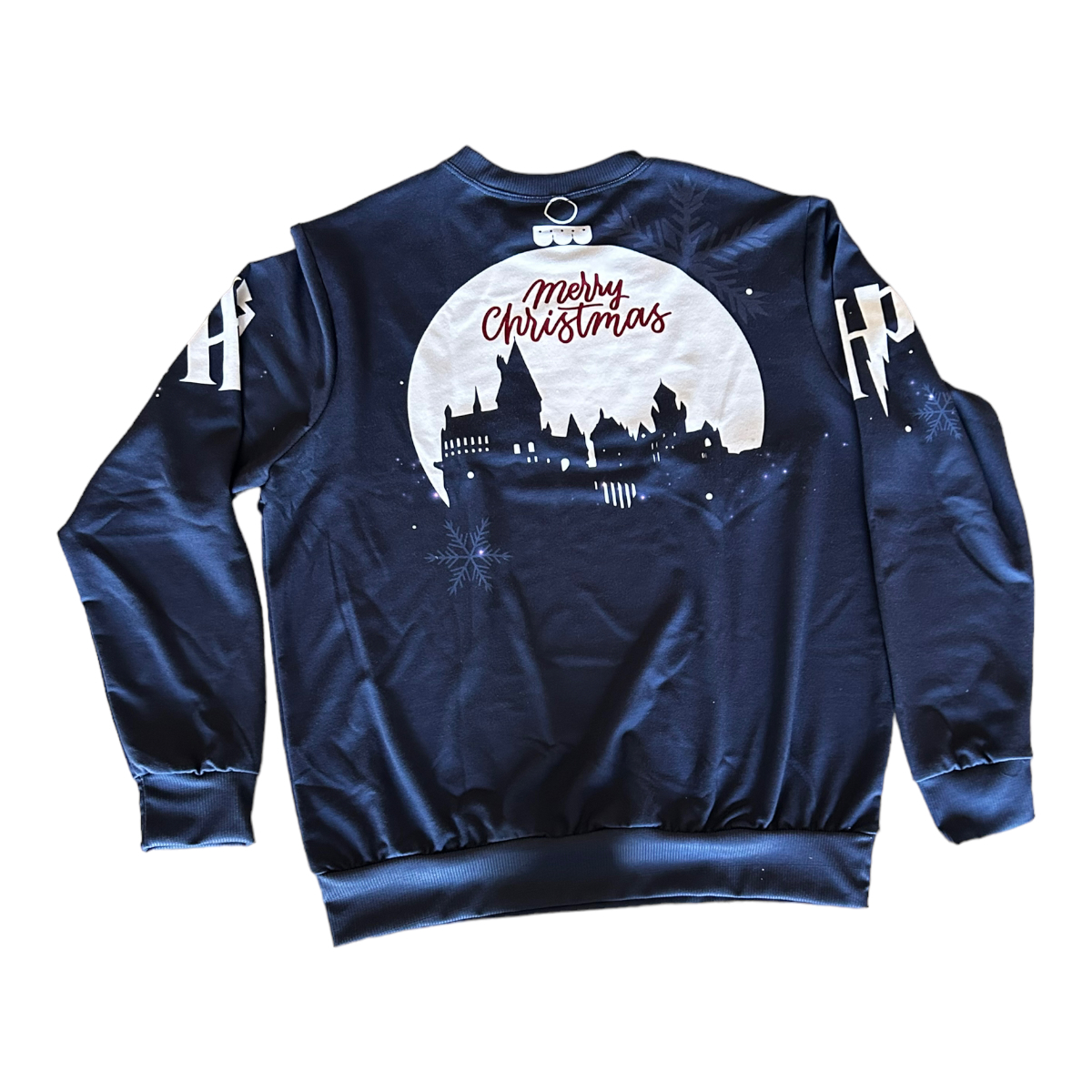 Sudadera Ligera Lentejuela Harry Potter Santa Claus Navidad Unitalla