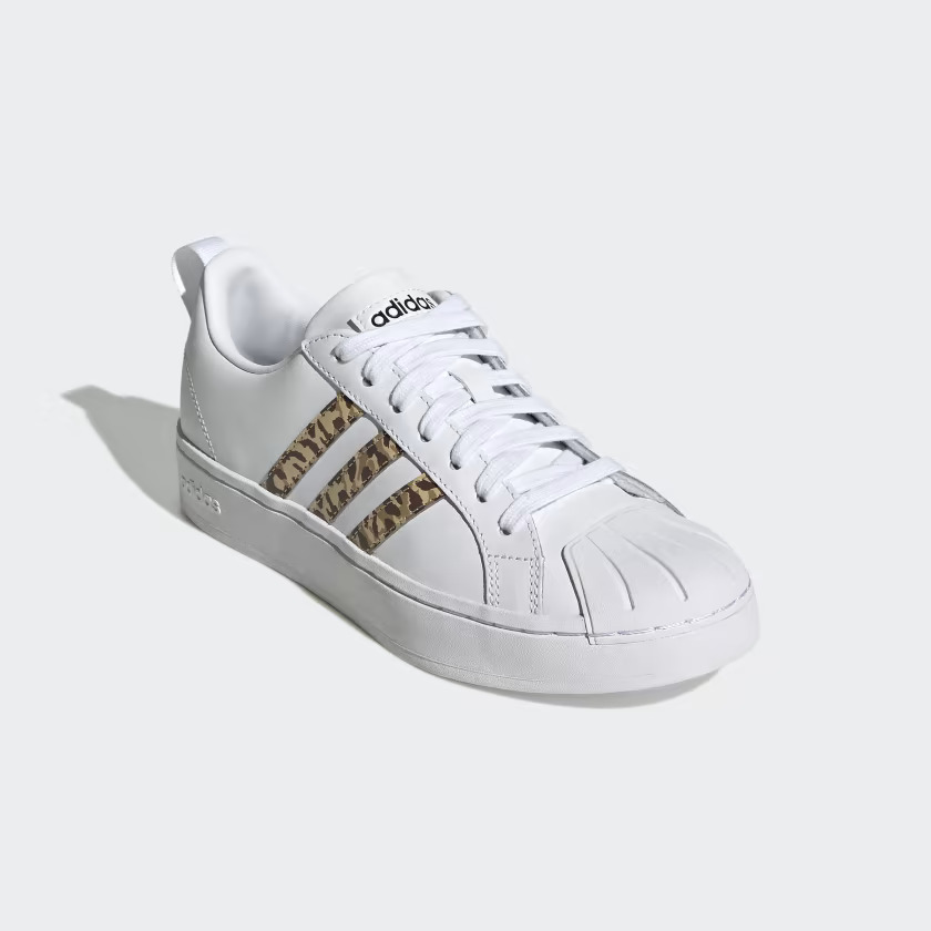Tenis Adidas Streetcheck Blanco Animal Print de Dama Original