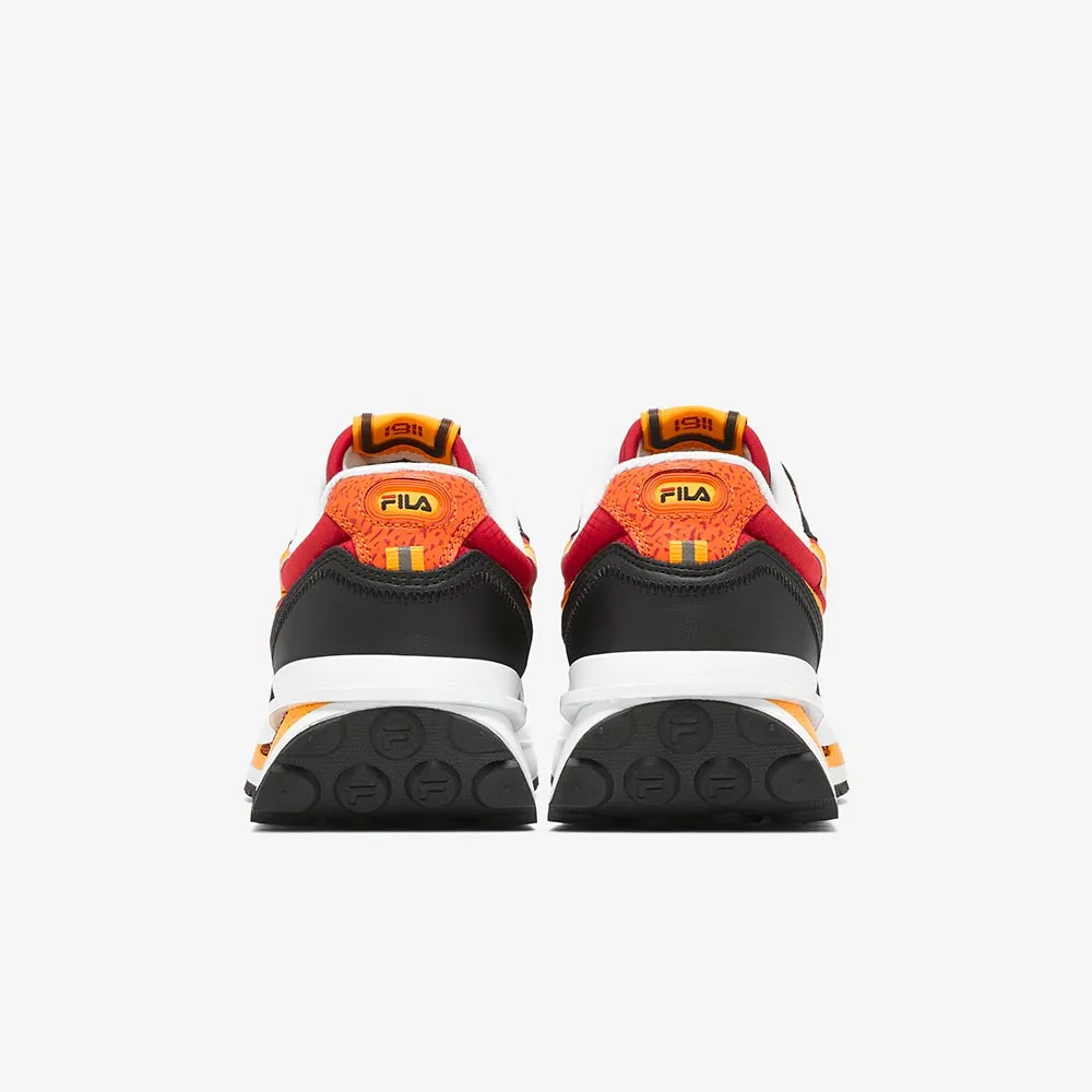 Tenis Fila Renno Negro Rojo Amarillo de Caballero Original