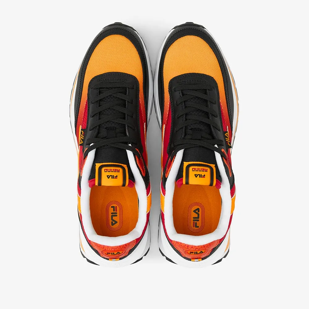 Tenis Fila Renno Negro Rojo Amarillo de Caballero Original