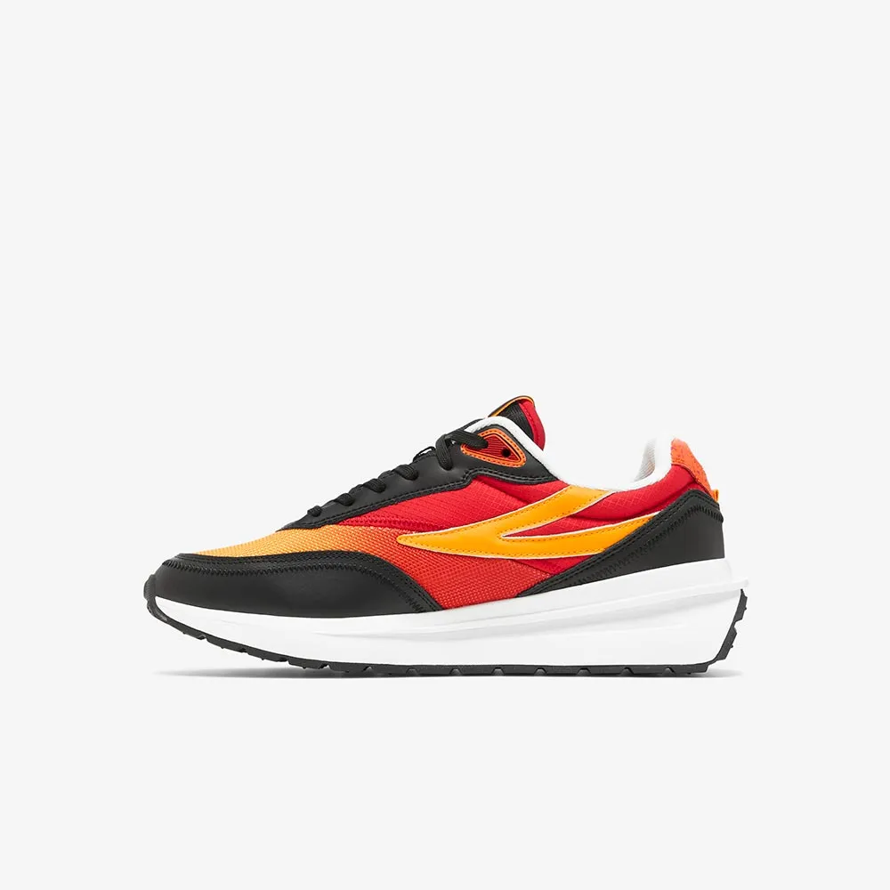 Tenis Fila Renno Negro Rojo Amarillo de Caballero Original