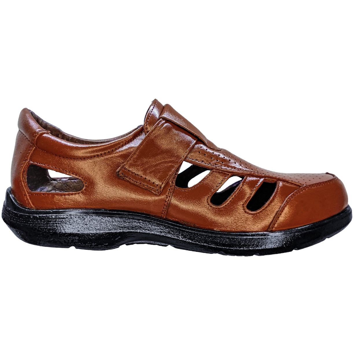 Sandalias de Hombre en Piel de Borrego para Pie Diabetico ó de Descanso Huarache Comodo
