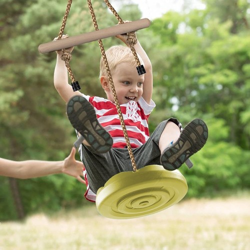 Columpio Para Niños Con Gancho Techo Brincolin Para Bebe verde