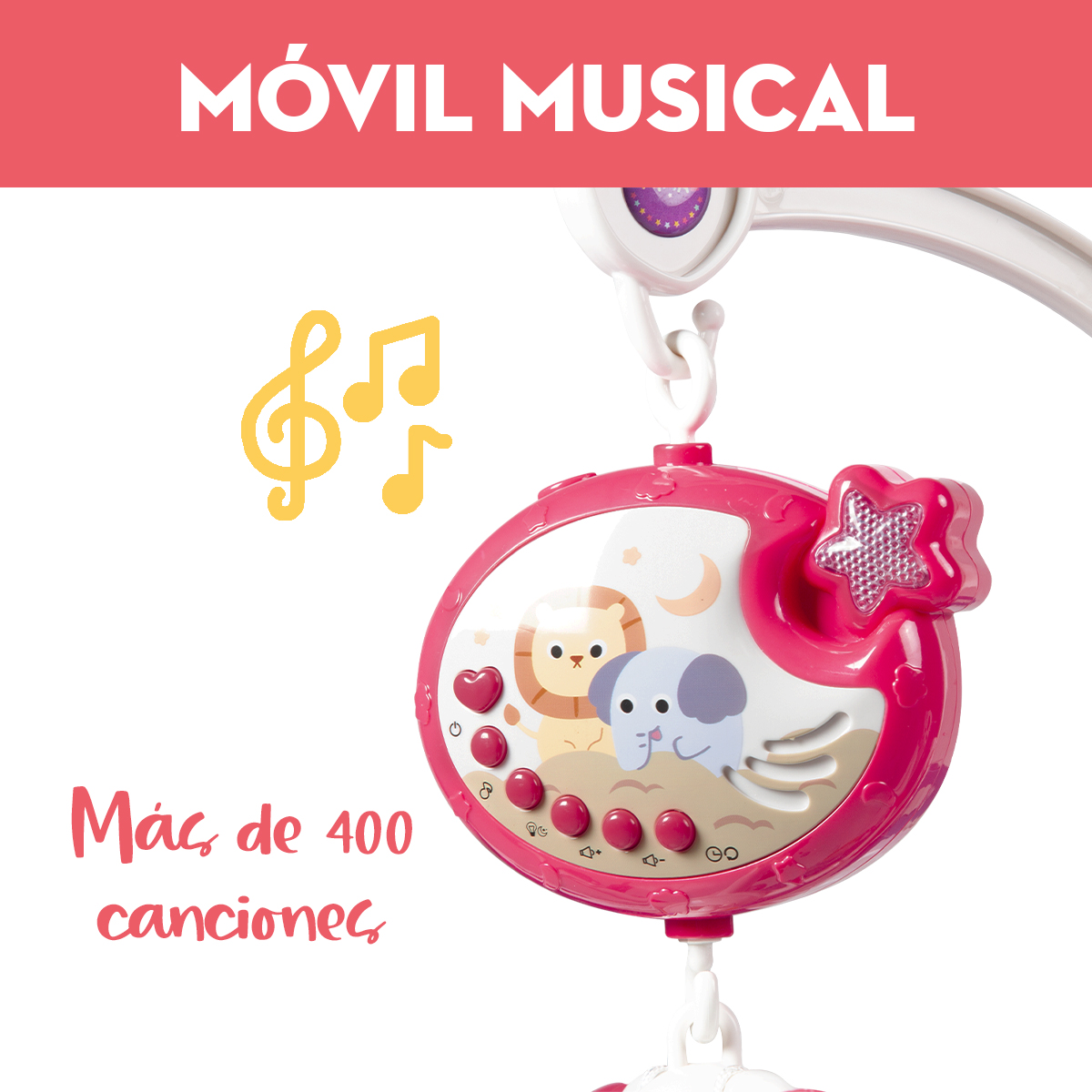 Movil Musical Para Cuna Colecho. Movil de viaje 