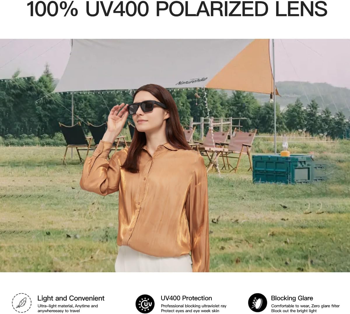 Lentes de Sol con Sonido,  Control de voz, Auriculares abiertos, escucha música y llamadas con subir y bajar el volumen, Gafas inteligentes