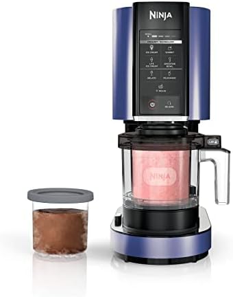 Ninja Creami, Máquina de Helado Batidos 5 Programas 1 recipiente NC301 (Azul)