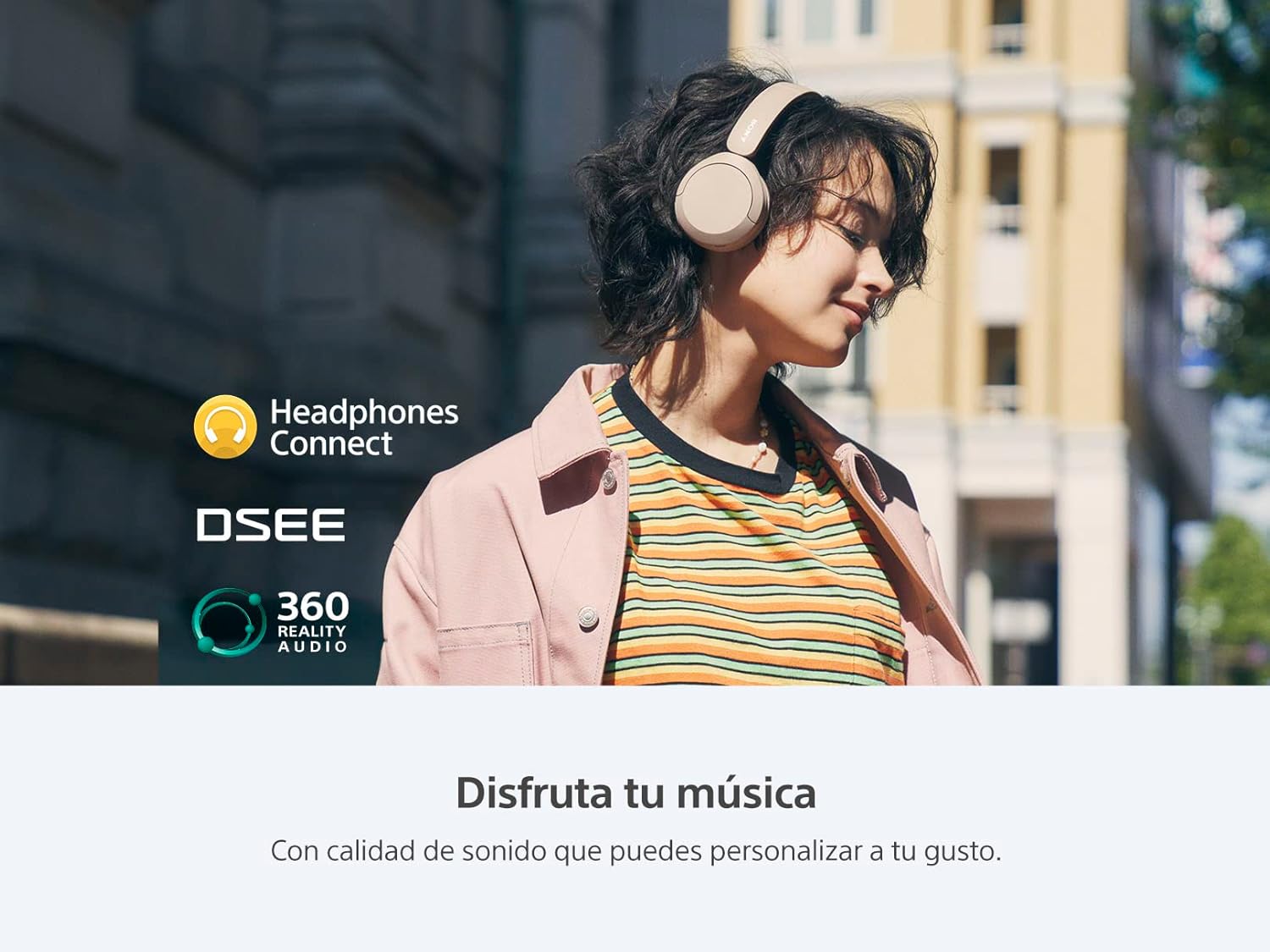 Sony Audífonos Inalámbricos On-Ear WH-CH520, hasta 50 Horas de Duración de Batería, Azul