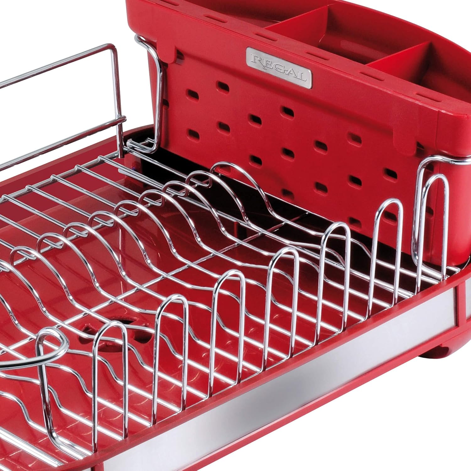 REGAL 34009 Escurridor Cromado Rojo