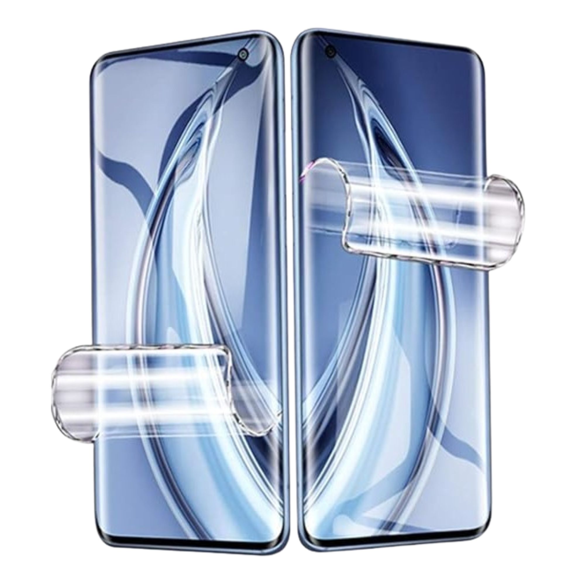 2 Micas Hidrogel HD Anti Huella Para Oppo Reno 12 F 5G
