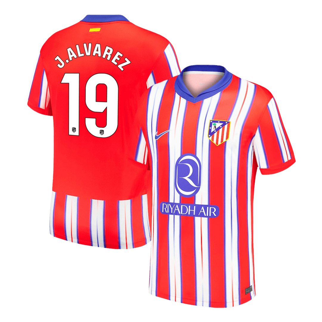 Nuevo! Jersey Atletico de Madrid 2024/2025 Titular Local Julian Alvarez 19 Talla M
