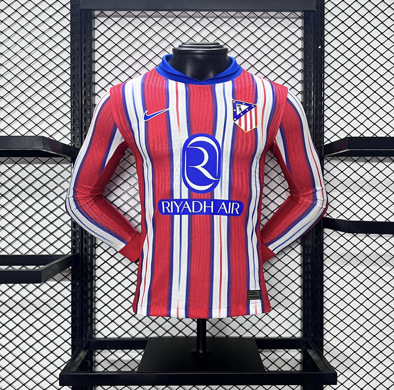 Nuevo! Jersey Atletico de Madrid 2024/2025 Titular Local Manga Larga Talla M