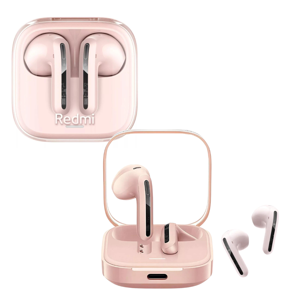 Audífonos Xiaomi Redmi Buds 6 Active inalámbricos bluetooth 5.4. Rosa
