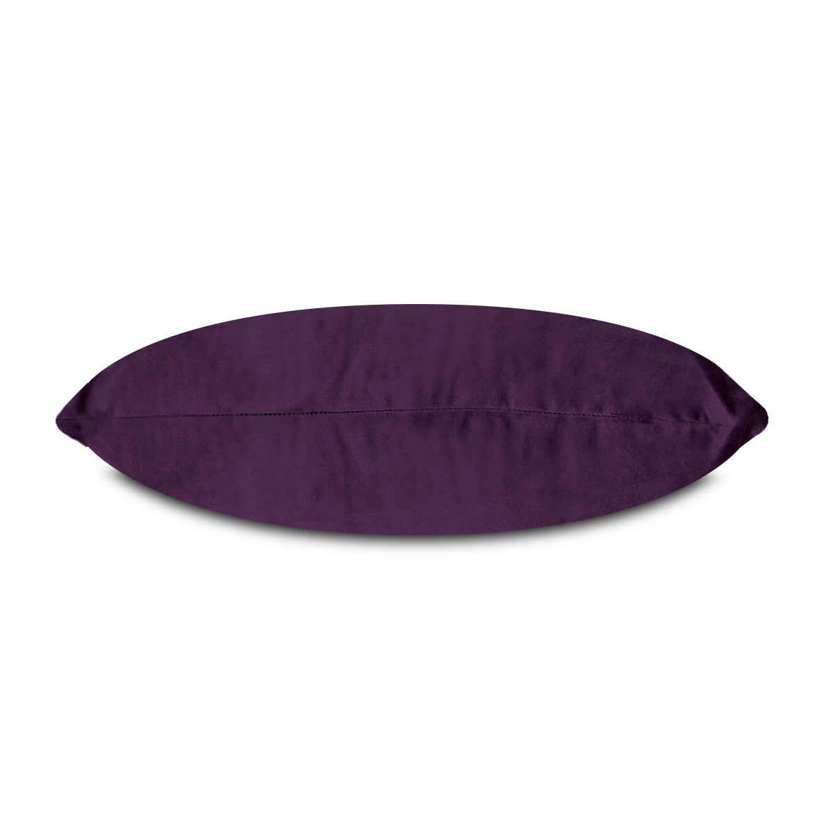 Cojín Decorativo Cuadrado para Sala o Cama. Funda en Terciopelo Uva. Cierre Invisible