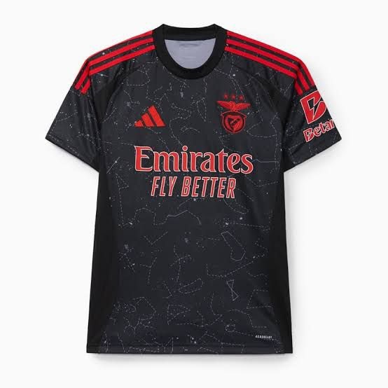 Nuevo! Jersey Benfica Portugal 2024/2025 Visitante Negro Talla L