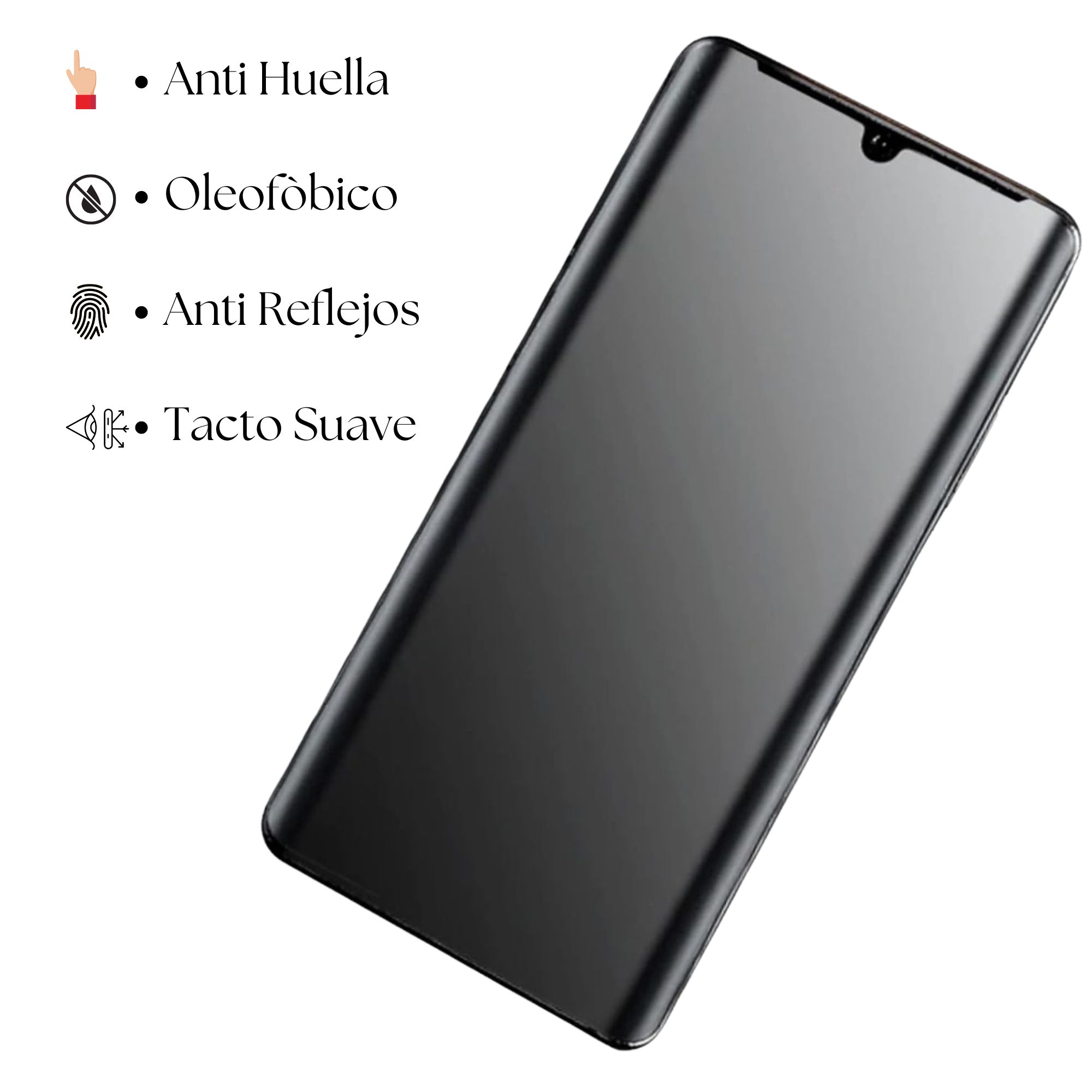 2 Micas Hidrogel Matte Anti Huella Para Realme 12 5G 