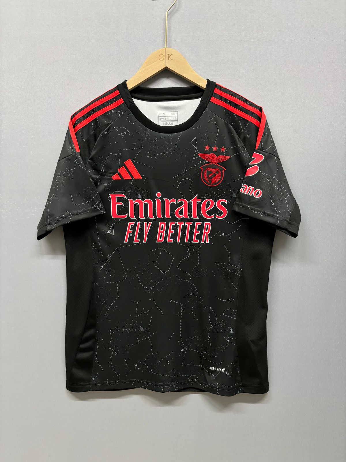 Nuevo! Jersey Benfica Portugal 2024/2025 Visitante Negro Talla L