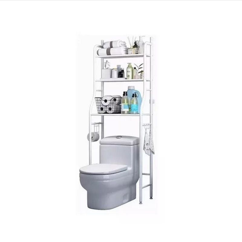 Mueble Organizador 3 Estantes Baño Rack Con Estante Toallero