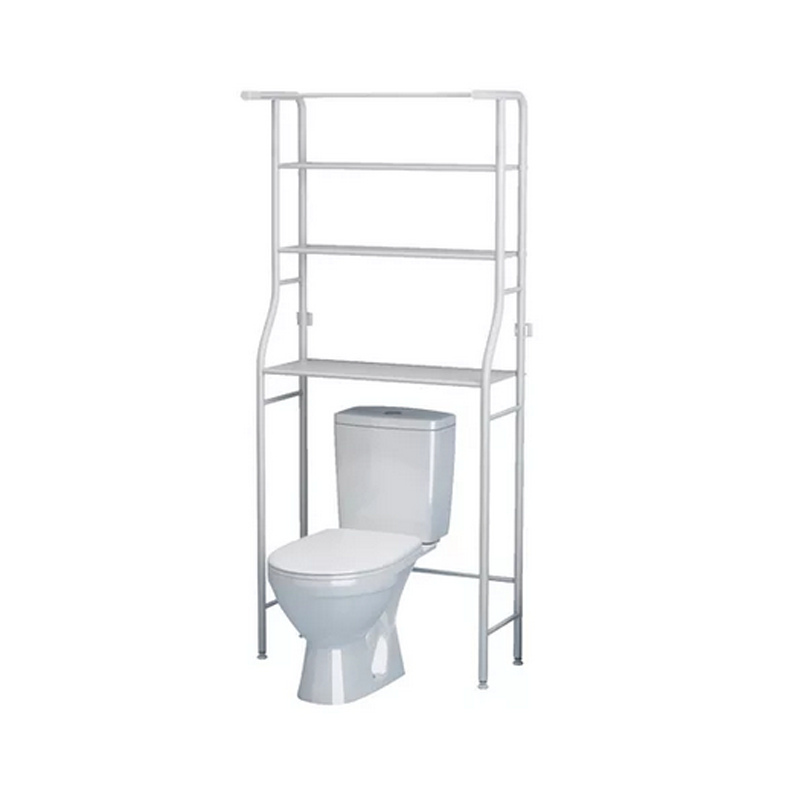 Mueble Organizador 3 Estantes Baño Rack Con Estante Toallero